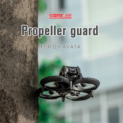 Hélice STARTRC Dron TPU Protector Anti-colisión Anillo Cubierta para DJI Avata (Negro) — imagen 3