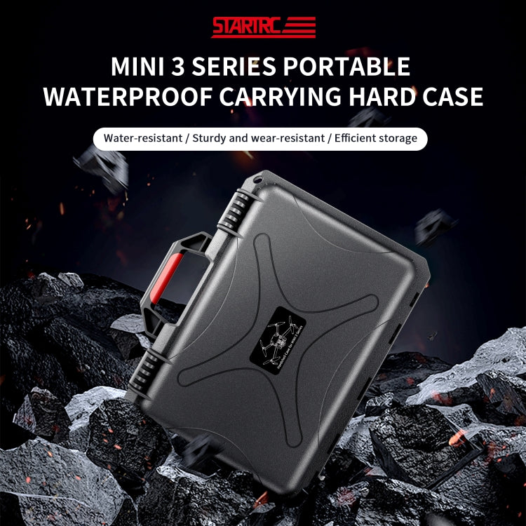 Estuche RC / RC-N1 STARTRC ABS impermeable a prueba de golpes Caja de almacenamiento para DJI Mini 3 (Negro) — imagen 2