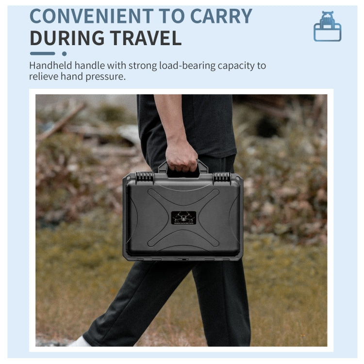 Estuche RC / RC-N1 STARTRC ABS impermeable a prueba de golpes Caja de almacenamiento para DJI Mini 3 (Negro) — imagen 6