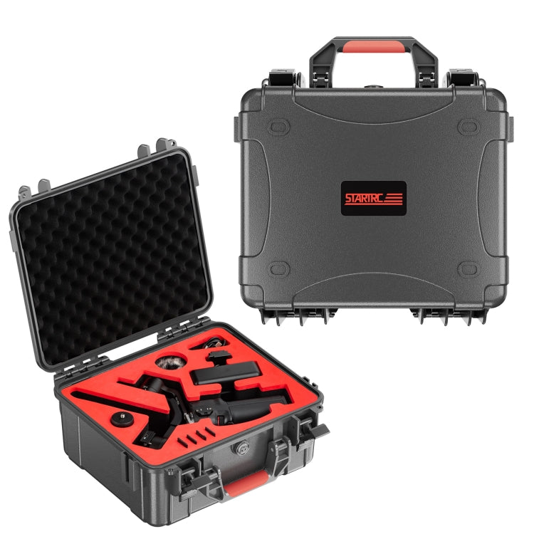 Estuche Mini STARTRC ABS impermeable a prueba de golpes Caja de almacenamiento portátil para DJI RS 3 (Negro)