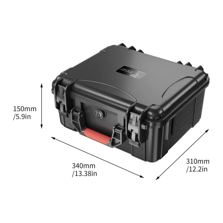 Estuche Mini STARTRC ABS impermeable a prueba de golpes Caja de almacenamiento portátil para DJI RS 3 (Negro) — imagen 7