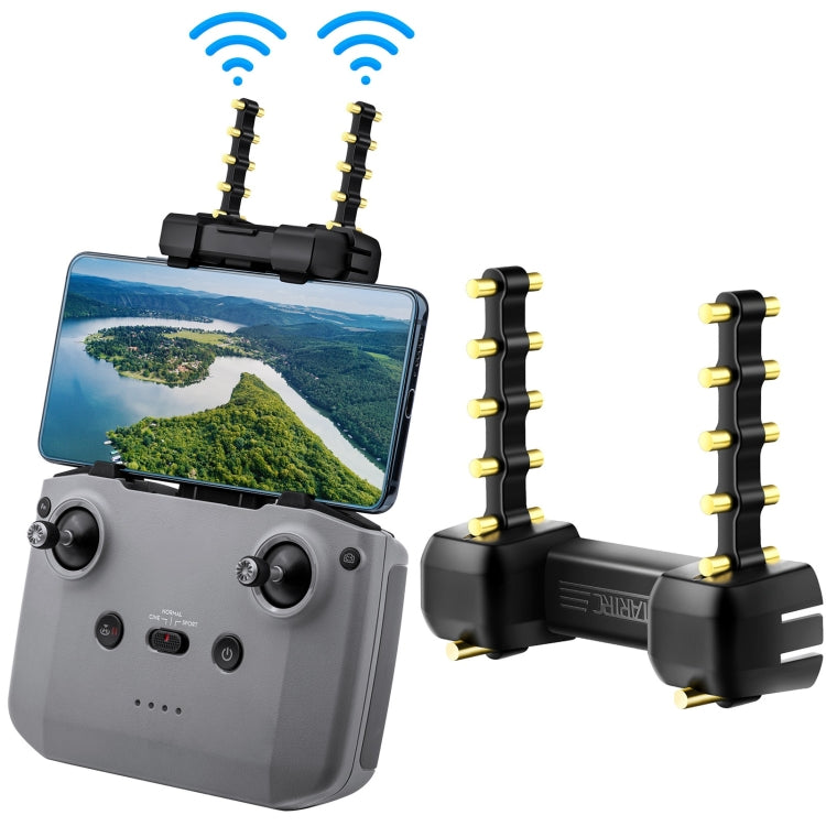 Antena STARTRC 5.8GHz Anti-interferencia Cobre Yagi-Uda Potenciador de señal para DJI Mavic Air 2 / Mini 2 (Negro) para DJI…