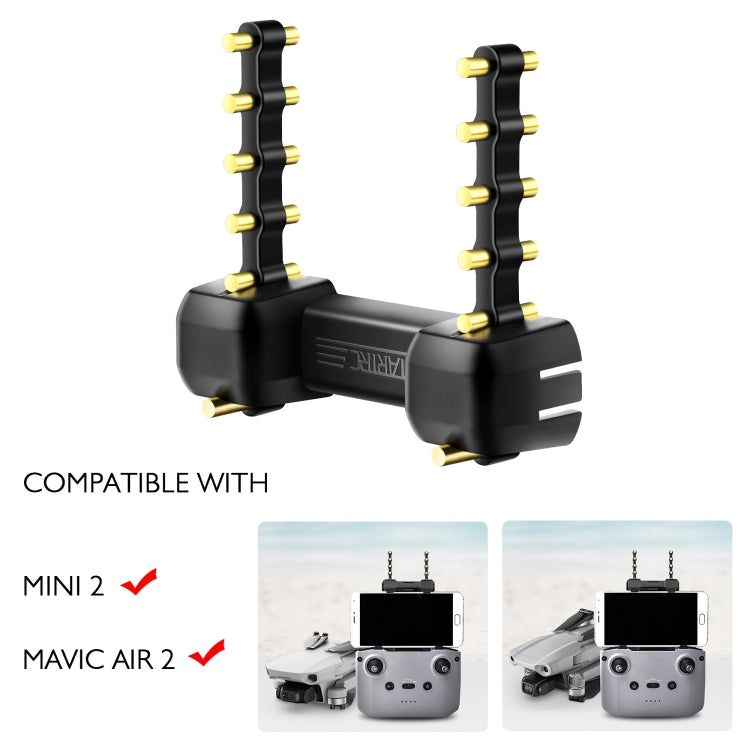 Antena STARTRC 5.8GHz Anti-interferencia Cobre Yagi-Uda Potenciador de señal para DJI Mavic Air 2 / Mini 2 (Negro) para DJI……