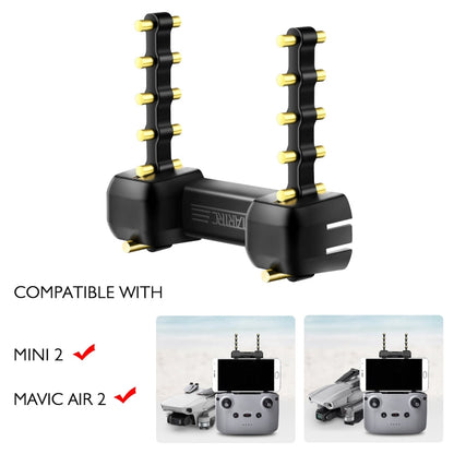 Antena STARTRC 5.8GHz Anti-interferencia Cobre Yagi-Uda Potenciador de señal para DJI Mavic Air 2 / Mini 2 (Negro) para DJI……