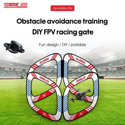 FPV STARTRC 5 en 1 Dron Pista de entrenamiento para evitar obstáculos Práctica de competencia Puerta de obstáculos Puerta de…