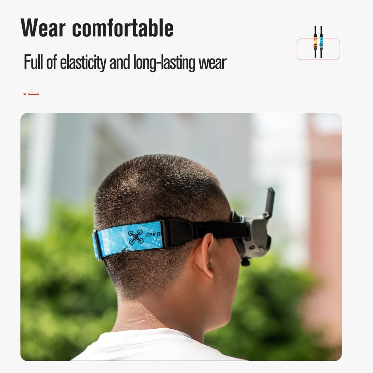 Correas Goggles 2 STARTRC Diadema con elásticas para DJI Avata (naranja) — imagen 4
