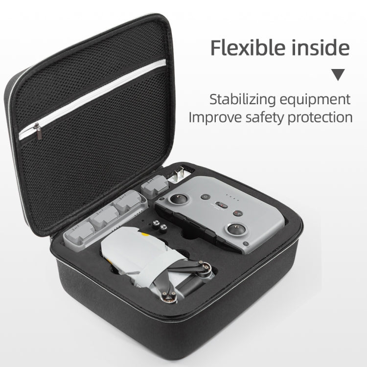 Estuche rígido cuadrado a prueba de golpes Bolsa de almacenamiento, tamaño: 28 x 23 x 10 cm para DJI Mini 2 SE (negro) — ima…