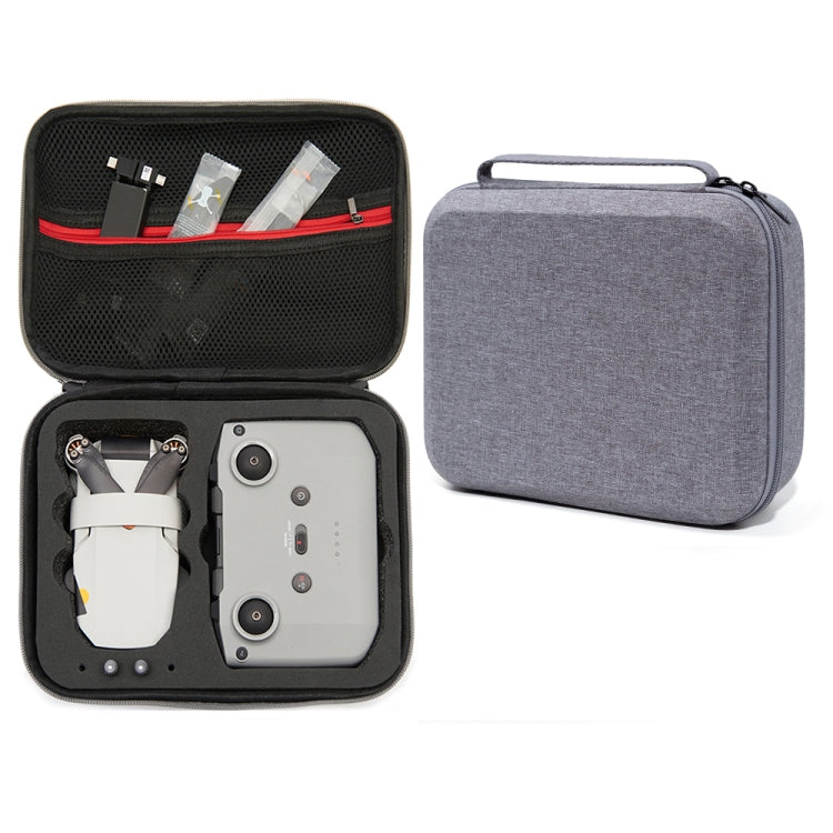 Bolsa de almacenamiento de drones con estuche rígido gris a prueba de golpes, tamaño: 24 x 19 x 9 cm para DJI Mini 2 SE (neg…