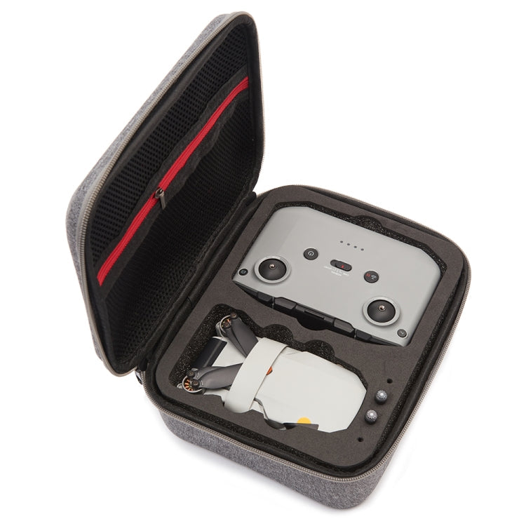 Bolsa de almacenamiento de drones con estuche rígido gris a prueba de golpes, tamaño: 24 x 19 x 9 cm para DJI Mini 2 SE (neg…