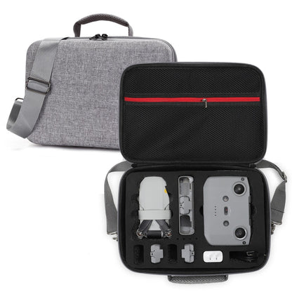 Estuche Gris rígido a prueba de golpes Bolso bandolera, Tamaño: 29 x 19.5 x 12.5cm para DJI Mini 2 SE (Negro)