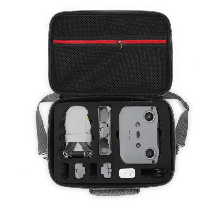 Estuche Gris rígido a prueba de golpes Bolso bandolera, Tamaño: 29 x 19.5 x 12.5cm para DJI Mini 2 SE (Negro) — imagen 2