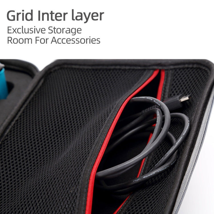 Estuche Gris rígido a prueba de golpes Bolso bandolera, Tamaño: 29 x 19.5 x 12.5cm para DJI Mini 2 SE (Rojo) — imagen 8
