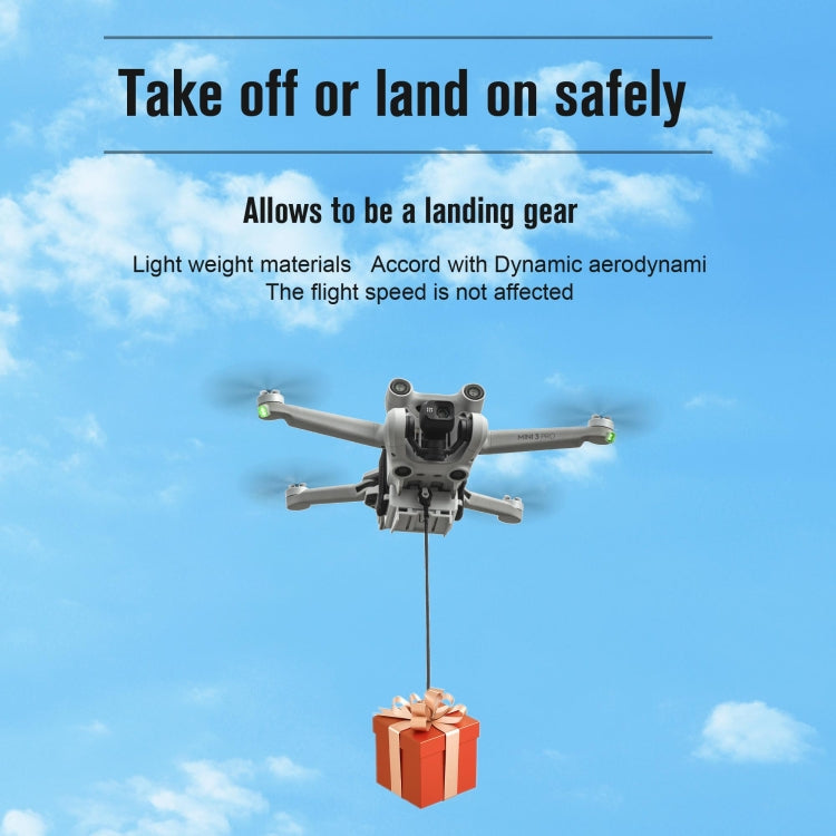 Soporte STARTRC parabólico de lanzador de sistema de caída de Air para DJI Mini 3 Pro (gris) — imagen 7