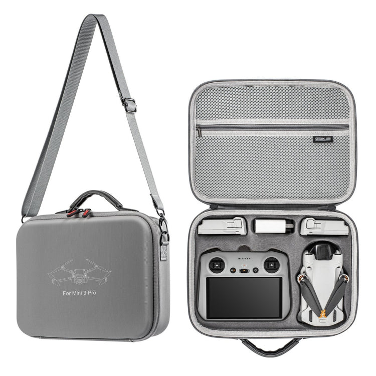 Bolsa de almacenamiento de hombro RC con pantalla STARTRC impermeable para DJI Mini 3 Pro (gris)
