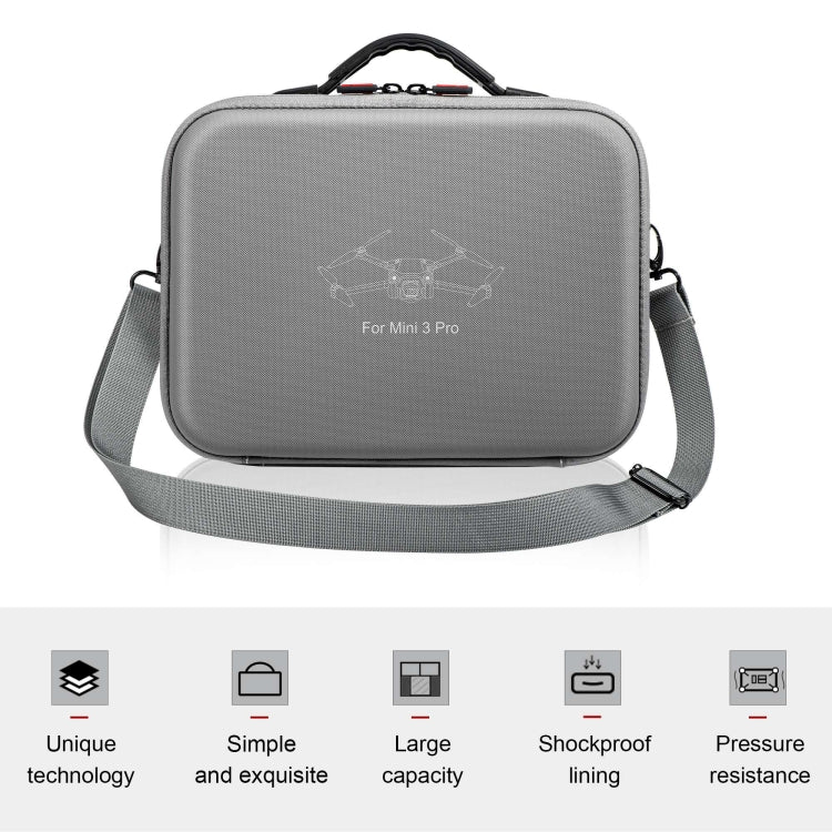 Bolsa de almacenamiento de hombro RC con pantalla STARTRC impermeable para DJI Mini 3 Pro (gris) — imagen 5