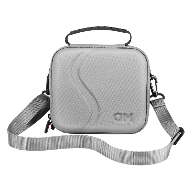 Estuche de PU Osmo Mobile 4 / OM4 / OM4 SE STARTRC impermeable a prueba de golpes portátil (Gris) para DJI Osmo Mobile