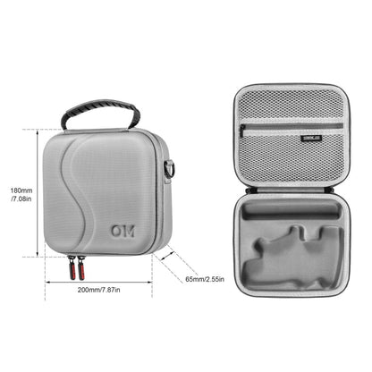 Estuche de PU Osmo Mobile 4 / OM4 / OM4 SE STARTRC impermeable a prueba de golpes portátil (Gris) para DJI Osmo Mobile — ima…