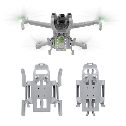 Soporte de entrenamiento de tren STARTRC Luz LED Plegable Anti-caída de aterrizaje elevado para DJI Mini 3 (gris)
