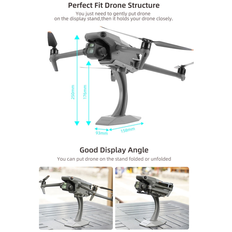Soporte de pantalla de escritorio Sunnylife ZJ566 Dron para DJI Mavic 3 / Mavic 2 / Mavic Pro (Gris) para DJI DJI Mavic 3, D…