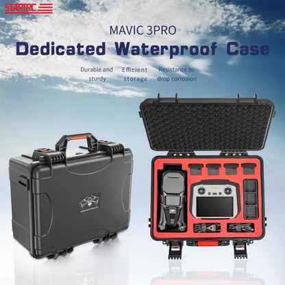 Estuche STARTRC ABS impermeable a prueba de golpes para DJI Mavic 3 Pro (Negro) — imagen 8