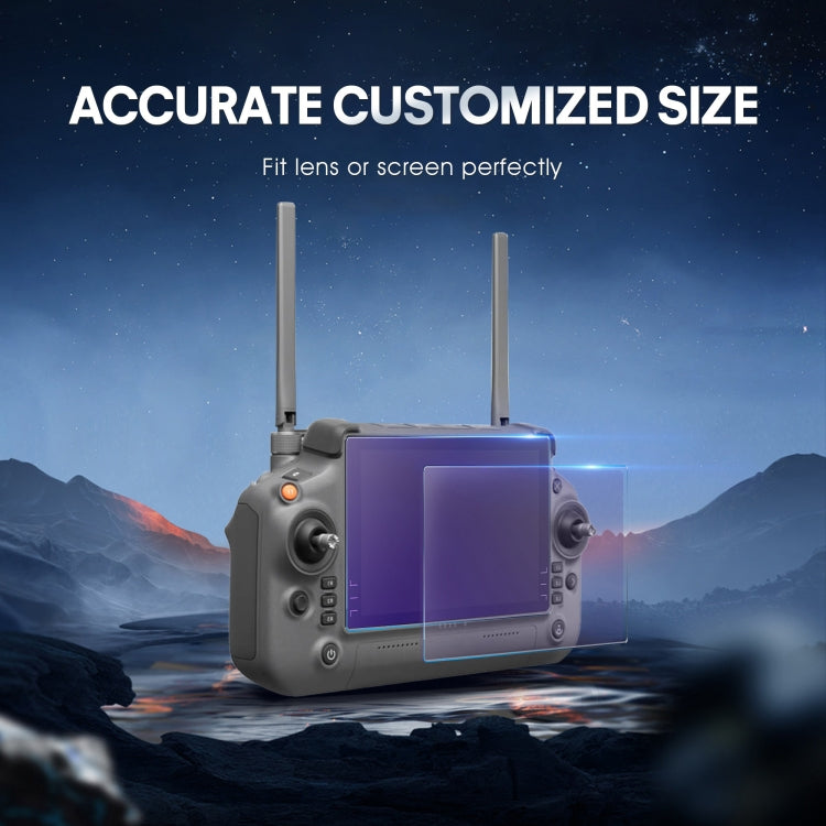 Película de vidrio RC Plus con pantalla STARTRC 2pcs templado de protección ocular púrpura esmerilada — imagen 4