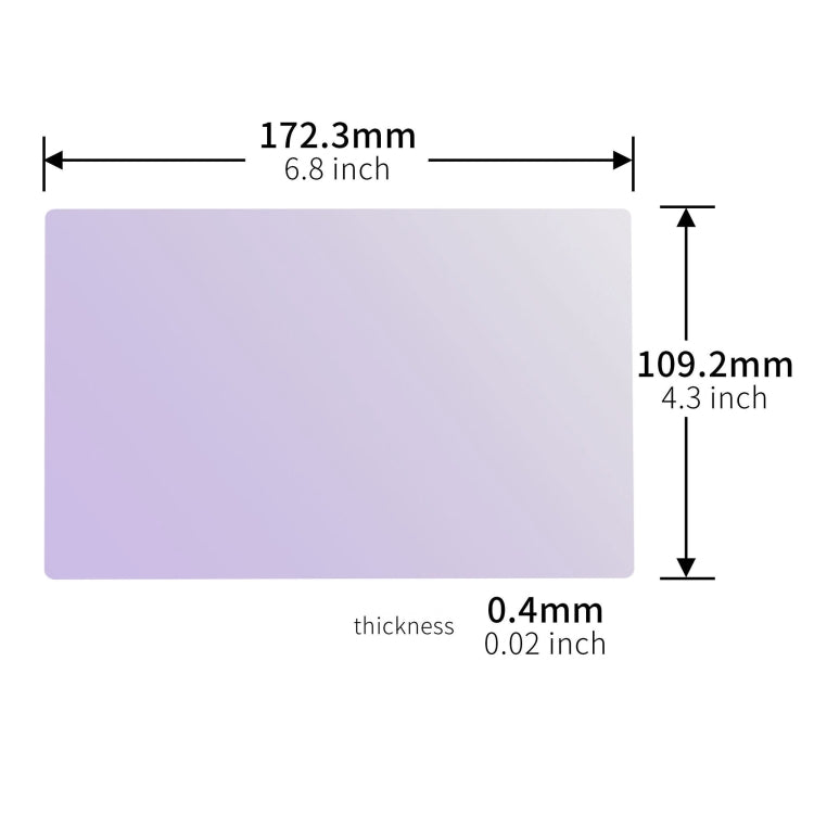 Película de vidrio RC Plus con pantalla STARTRC 2pcs templado de protección ocular púrpura esmerilada — imagen 8