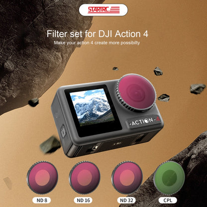Filtro de lente Action 4 STARTRC 4 en 1 ND8 + ND16 + ND32 + CPL — imagen 3