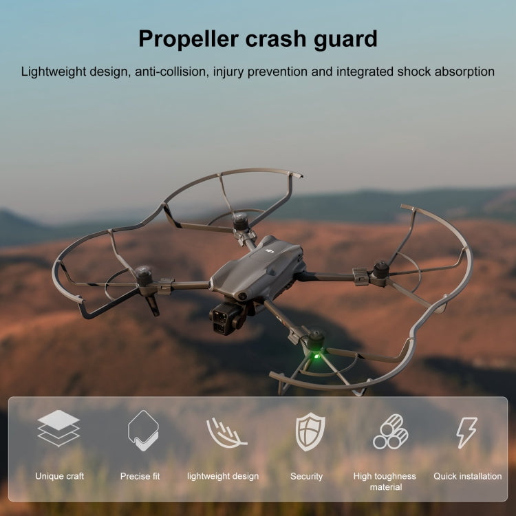 Hélice STARTRC Dron Protector Anillo anticolisión para DJI Air 3 (Gris) — imagen 4