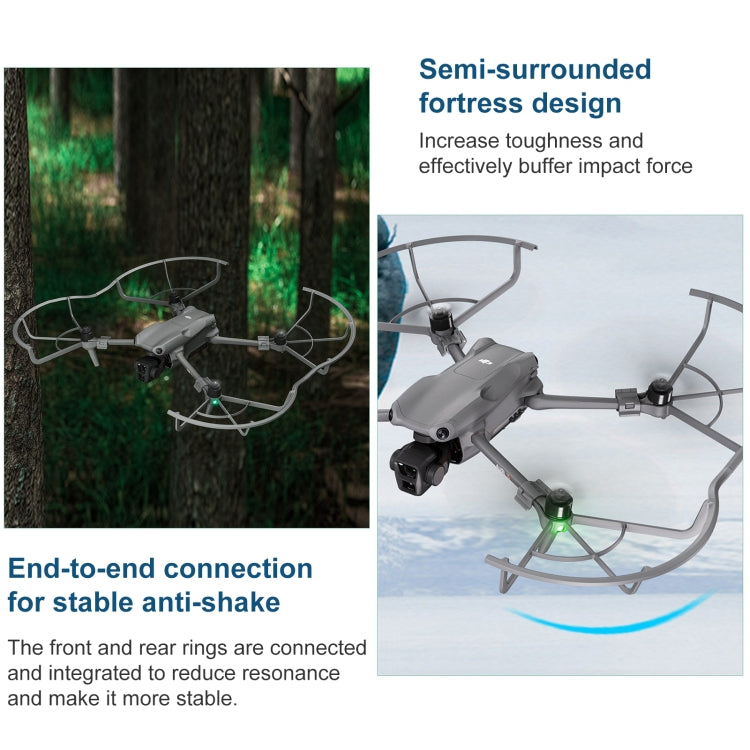 Hélice STARTRC Dron Protector Anillo anticolisión para DJI Air 3 (Gris) — imagen 7
