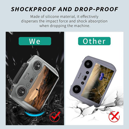 Funda de silicona RC2 Control remoto STARTRC a prueba de golpes y antirrayas para DJI Air 3 (gris) — imagen 11