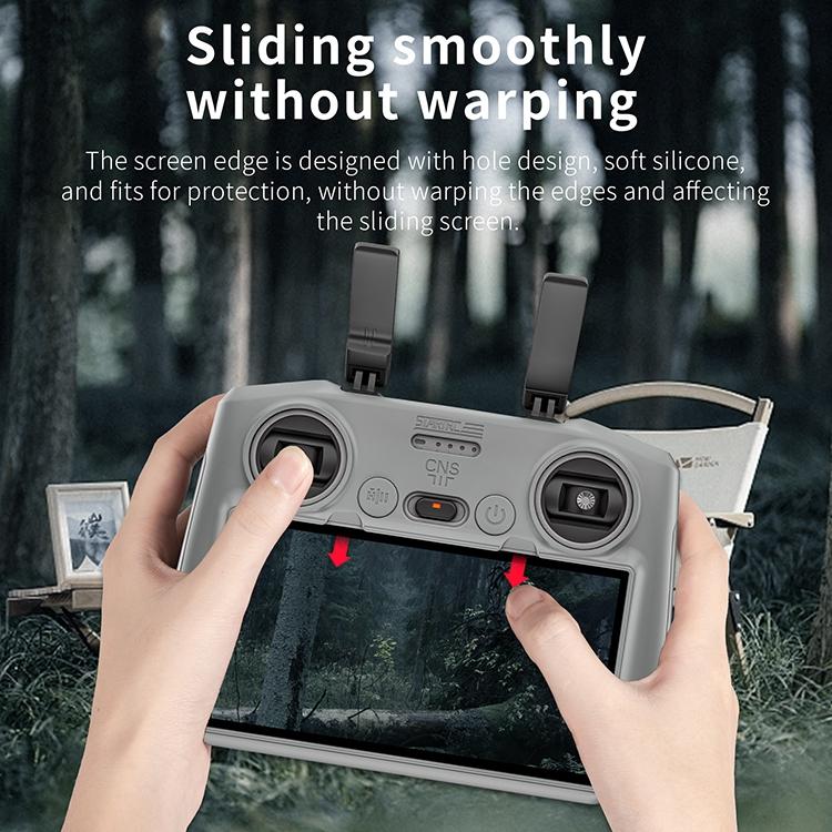 Funda de silicona RC2 Control remoto STARTRC a prueba de golpes y antirrayas para DJI Air 3 (gris) — imagen 15