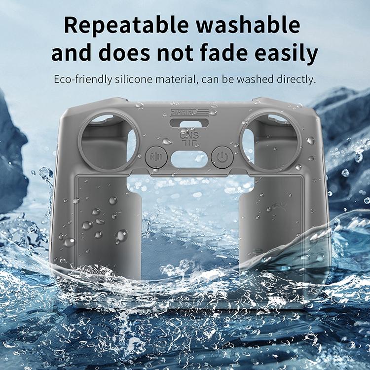 Funda de silicona RC2 Control remoto STARTRC a prueba de golpes y antirrayas para DJI Air 3 (gris) — imagen 17