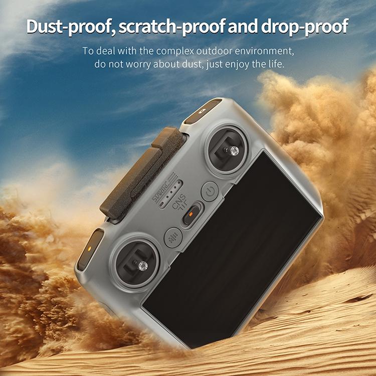 Funda de silicona RC2 Control remoto STARTRC a prueba de golpes y antirrayas para DJI Air 3 (gris) — imagen 10