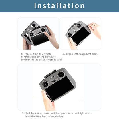 Funda de silicona RC2 Control remoto STARTRC a prueba de golpes y antirrayas para DJI Air 3 (gris) — imagen 23