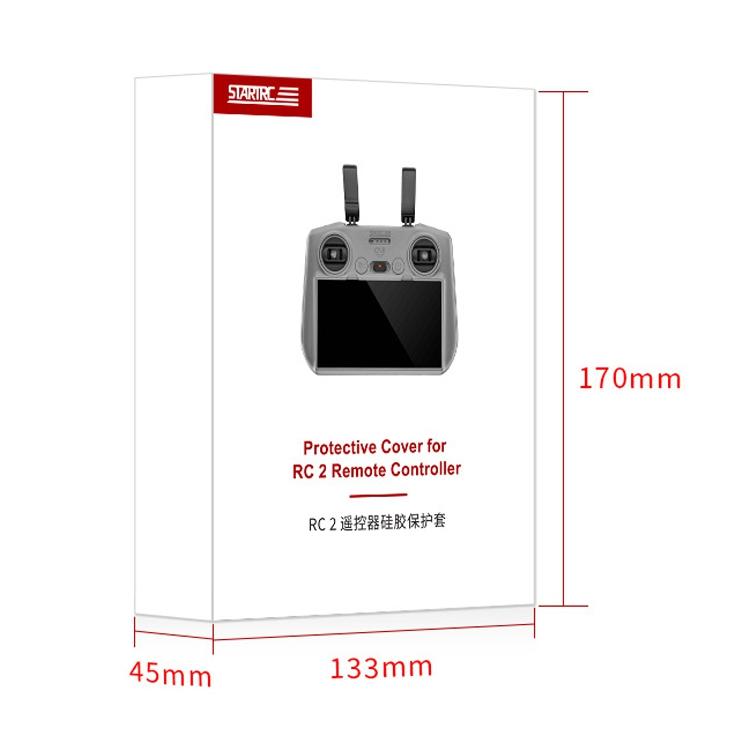 Funda de silicona RC2 Control remoto STARTRC a prueba de golpes y antirrayas para DJI Air 3 (gris) — imagen 25