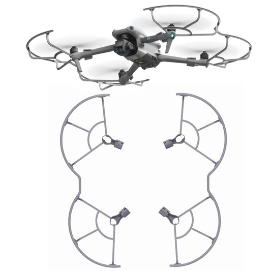 Hélice Sunnylife KC680 Dron Protector Anillo anticolisión para DJI Air 3 (Gris)
