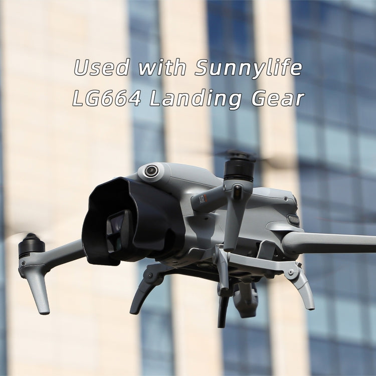 Lente de cámara Sunnylife ZG690 Parasol Antideslumbrante para DJI Air 3 (Negro) — imagen 6