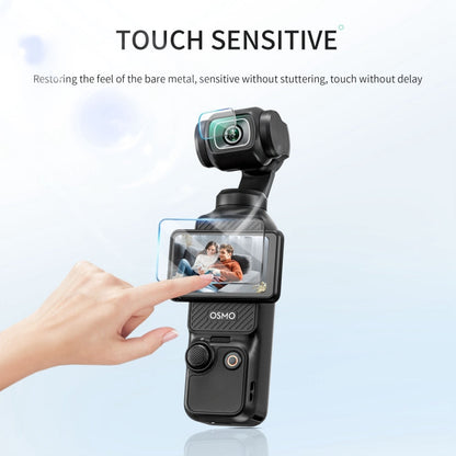 Lente de vidrio STARTRC 2 piezas 2 en 1 Protector de templado + película de pantalla para DJI Osmo Pocket 3 (transparente) —…