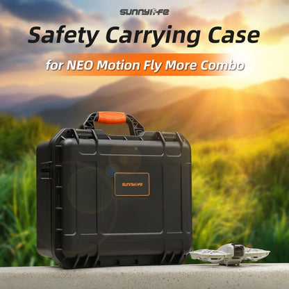 Estuche de seguridad, de gran capacidad, resistente al agua y a los golpes, rígido, para viajes para DJI Neo (negro) — image…