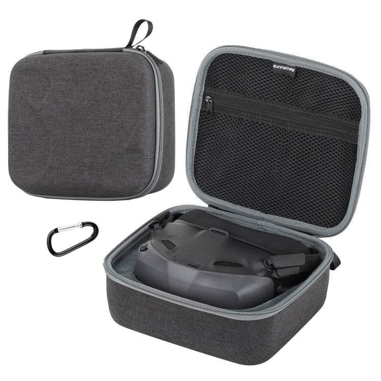 Bolsa de almacenamiento portátil Sunnylife para gafas voladoras N3 (negra)