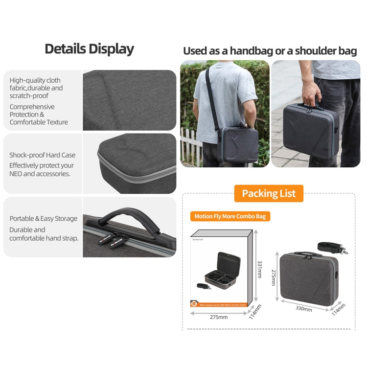 Bolsa de almacenamiento portátil para DJI Neo (negra) — imagen 7