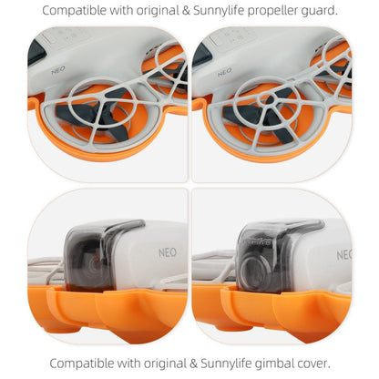 Estuche de protección anticolisión y antiarañazos para DJI Neo (naranja) — imagen 6