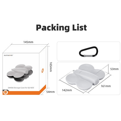 Estuche de protección anticolisión y antiarañazos para DJI Neo (naranja) — imagen 8