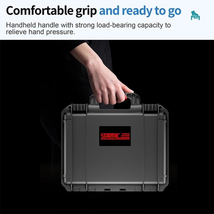 Estuche STARTRC Caja de almacenamiento de con kit completo de PP impermeable para DJI Osmo Pocket 3 (negro) — imagen 12