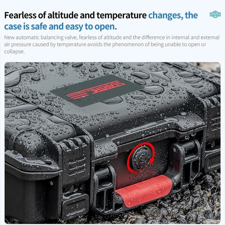 Estuche STARTRC Caja de almacenamiento de con kit completo de PP impermeable para DJI Osmo Pocket 3 (negro) — imagen 13