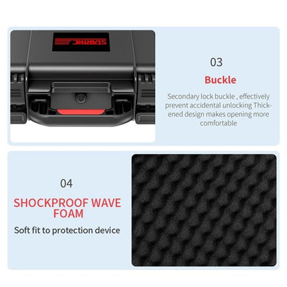 Estuche STARTRC Caja de almacenamiento de con kit completo de PP impermeable para DJI Osmo Pocket 3 (negro) — imagen 15