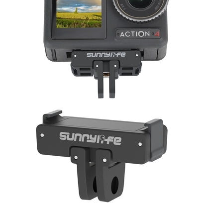 Soporte adaptador magnético Sunnylife AD691 para DJI Osmo Action 4 / Osmo Action 3 (negro) para DJI DJI Osmo Action 4, DJI O…