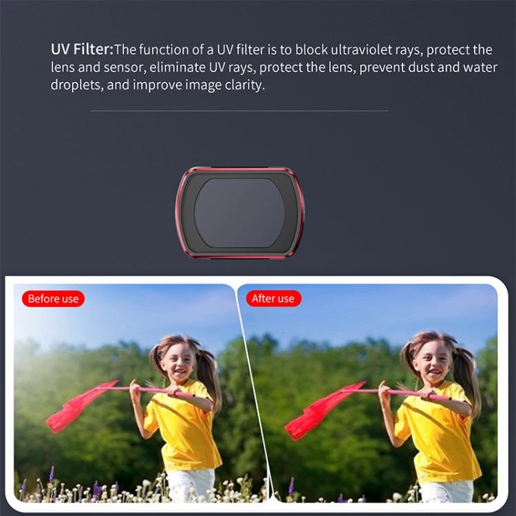 Filtro de lente Para UV STARTRC para DJI Osmo Pocket 3 — imagen 12