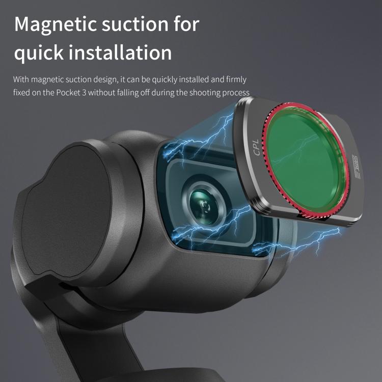 Filtro de lente Para STARTRC CPL para DJI Osmo Pocket 3 — imagen 10
