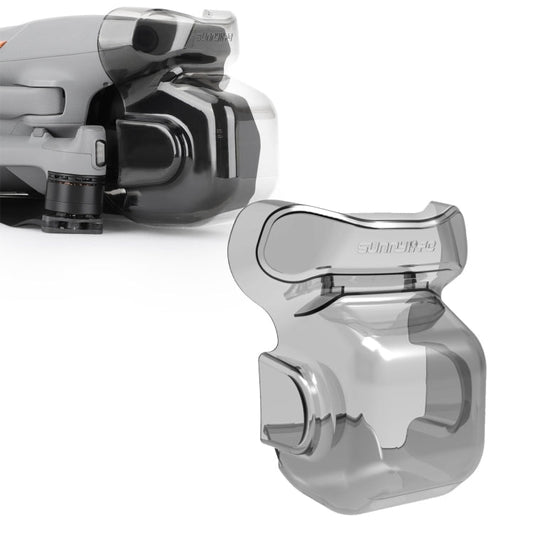 Tapa de lente transparente con estabilizador integrado, protector del sistema de visión para DJI Air 3S (gris)